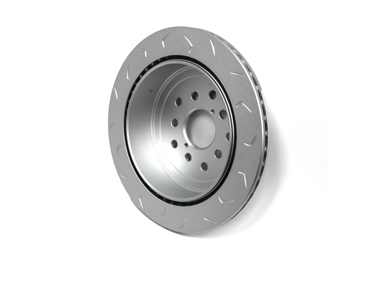 FactionFab Slotted Rear Rotor V2 Dual Drilled - 2022+ Subaru WRX / 2013-2020 FR-S BRZ 86 / 2022-2026 BRZ GR86 Non-Brembo*