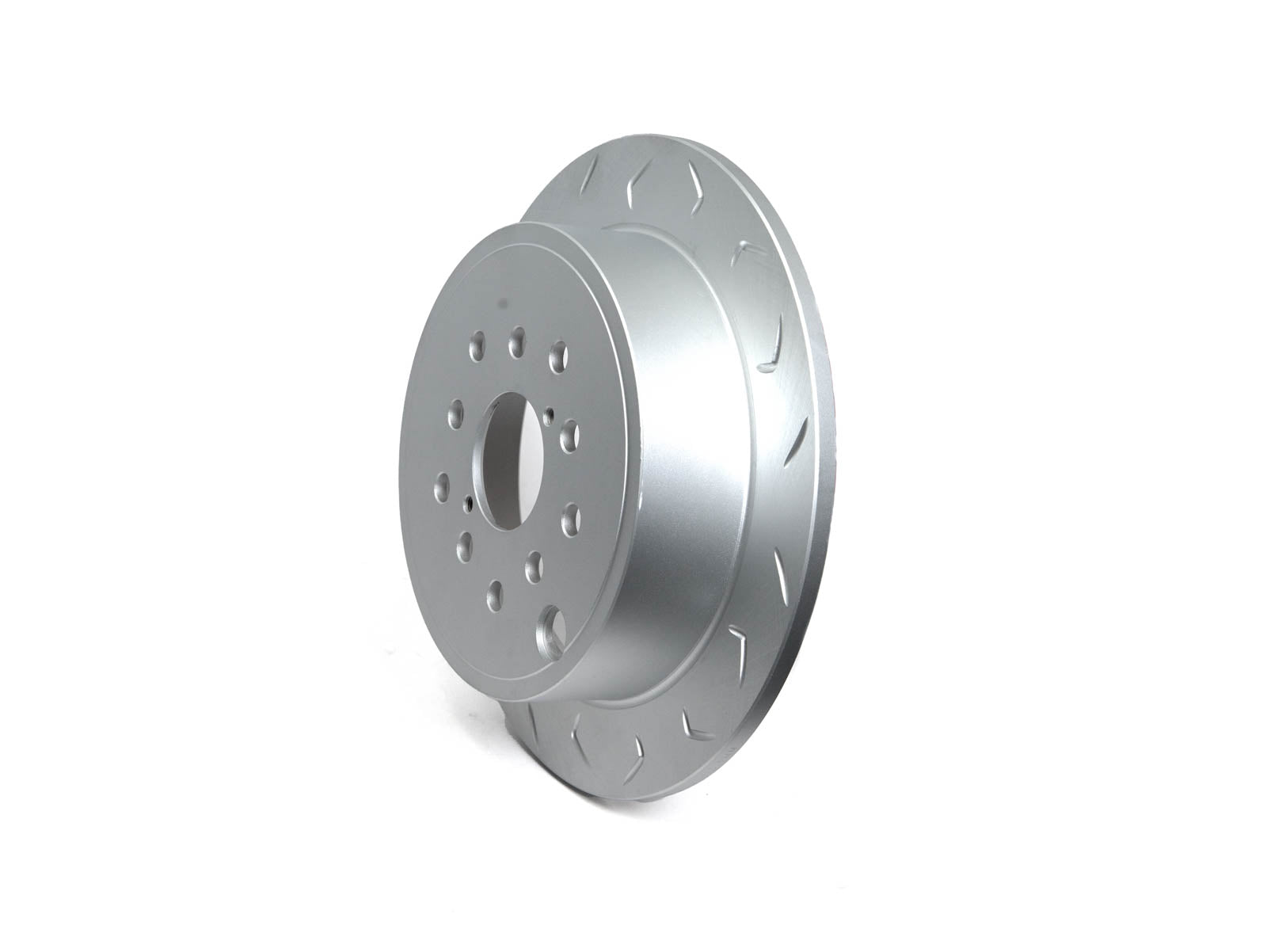 FactionFab Slotted Rear Rotor V2 Dual Drilled - Subaru WRX 2008-2021