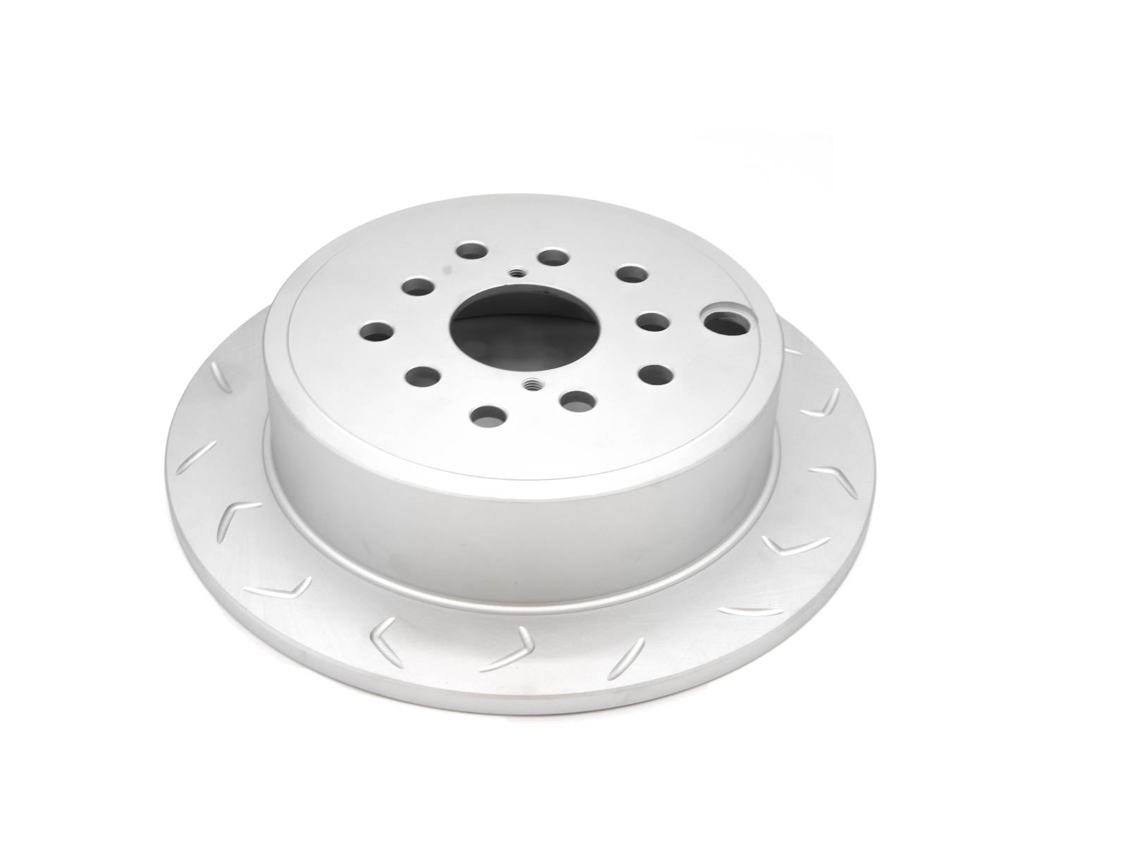 FactionFab Slotted Rear Rotor V2 Dual Drilled - Subaru WRX 2008-2021
