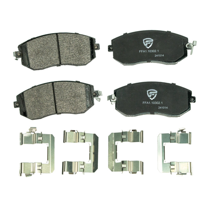 FactionFab V2 Front Brake Pads - 2011-2014 Subaru WRX / 2013-2020 BRZ 86 / 2022-2026 BRZ GR86