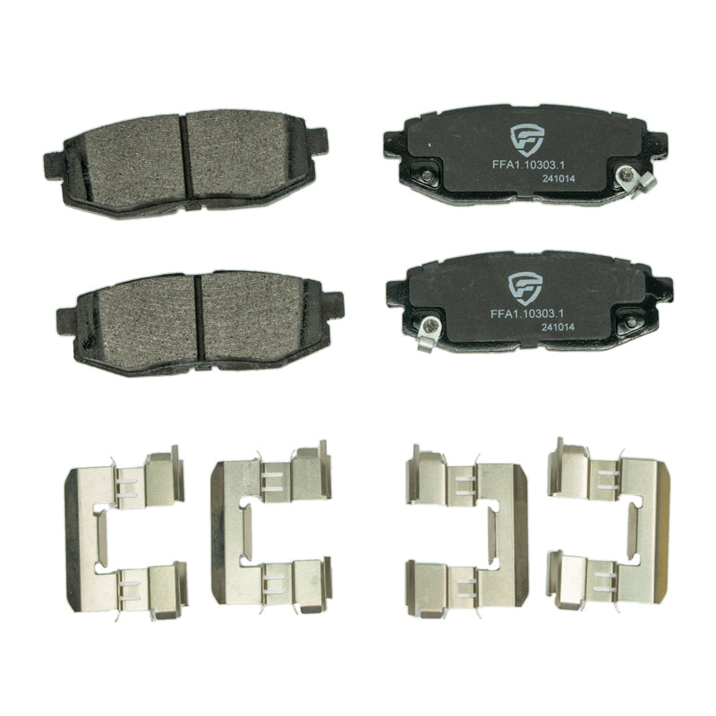 FactionFab V2 Rear Brake Pads - 2022+ Subaru WRX 6mt, 2013-2020 BRZ 86 / 2022+ BRZ GR86 Non-Brembo*