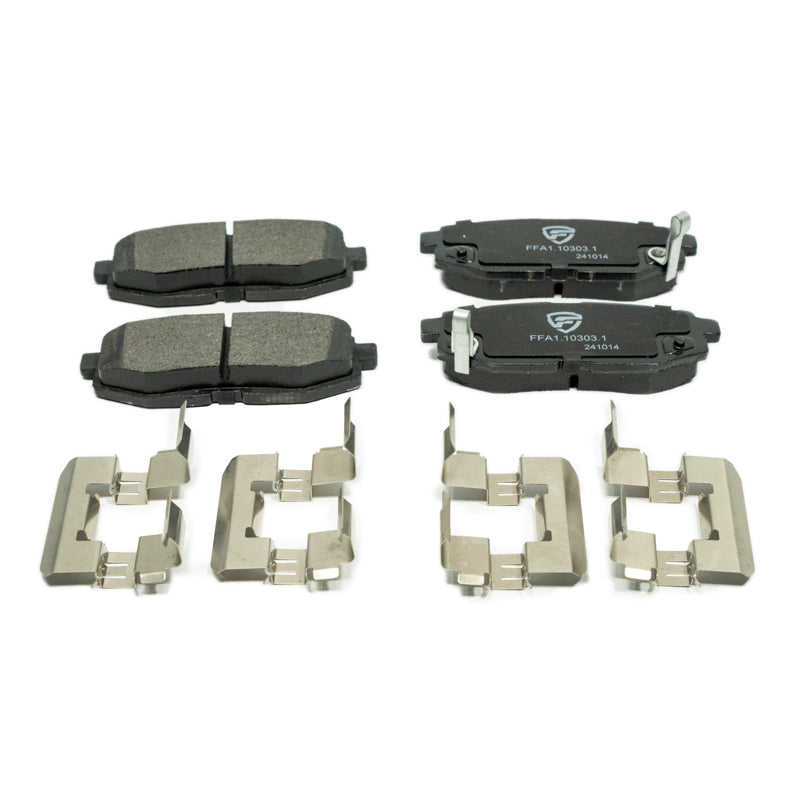 FactionFab V2 Rear Brake Pads - 2022+ Subaru WRX 6mt, 2013-2020 BRZ 86 / 2022+ BRZ GR86 Non-Brembo*