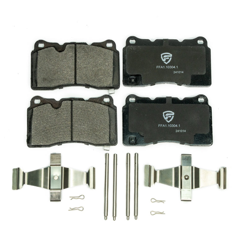 FactionFab V2 Front Brake Pads - 2004-17 Subaru STI