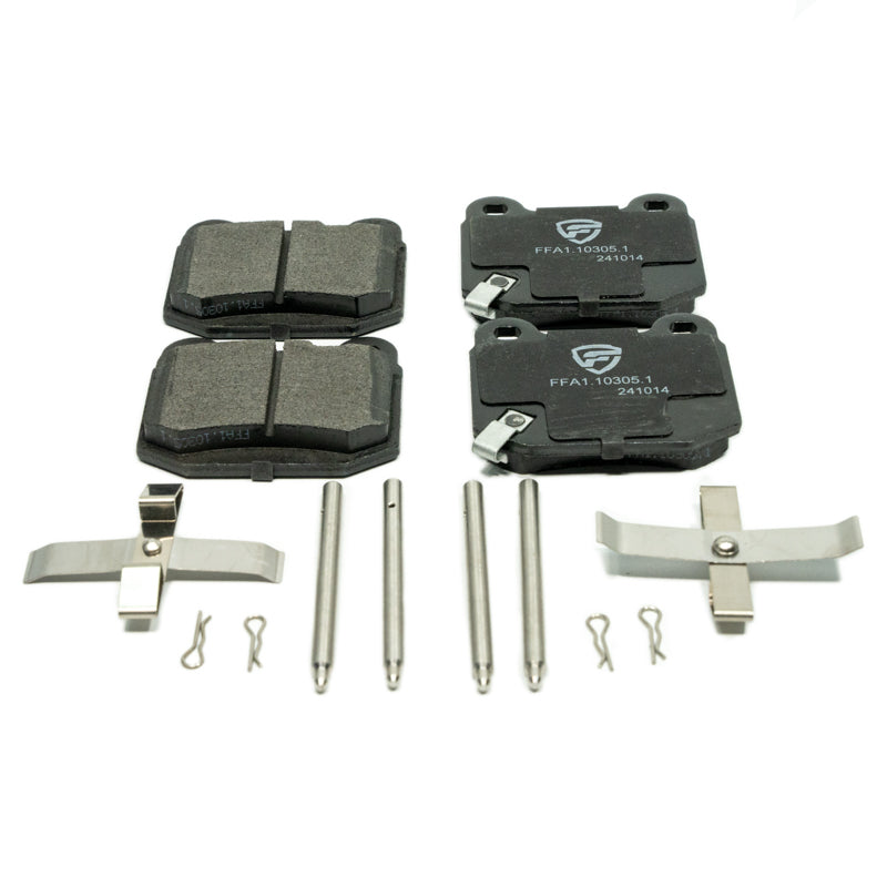 FactionFab V2 Rear Brake Pads - 2004-17 Subaru STI