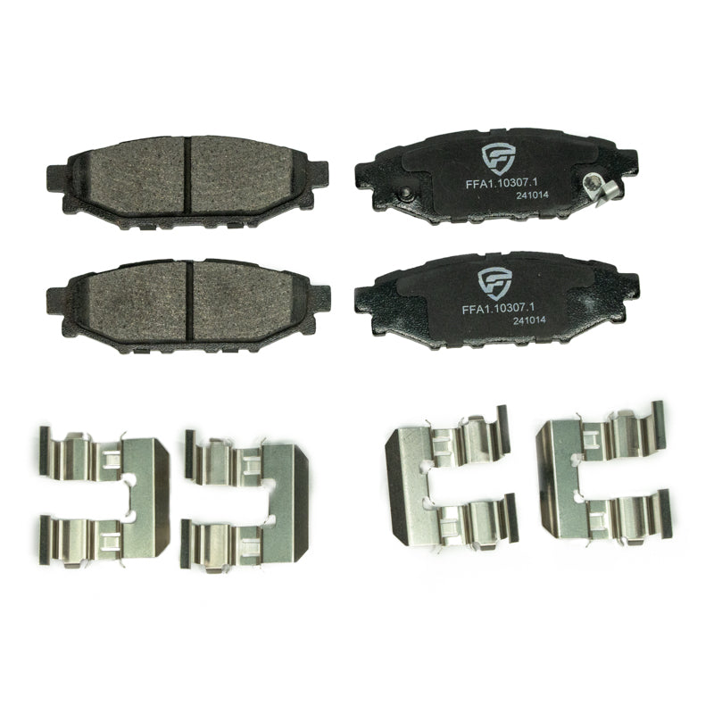 FactionFab V2 Rear Brake Pads - 2008-2014 Subaru WRX / 2015-2021 WRX MT