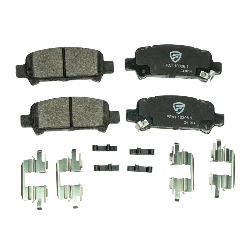 FactionFab V2 Rear Brake Pads - 1998-2001 Subaru Impreza RS