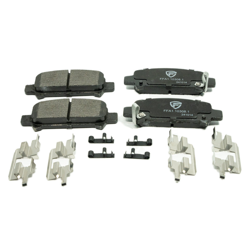 FactionFab V2 Rear Brake Pads - 1998-2001 Subaru Impreza RS