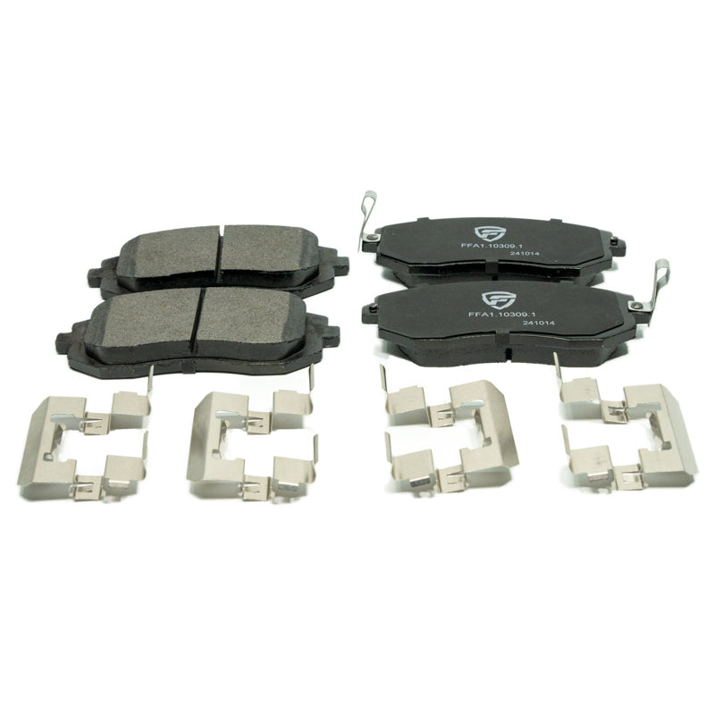 FactionFab V2 Front Brake Pads - 2003-2005 / 2008-2010 Subaru WRX