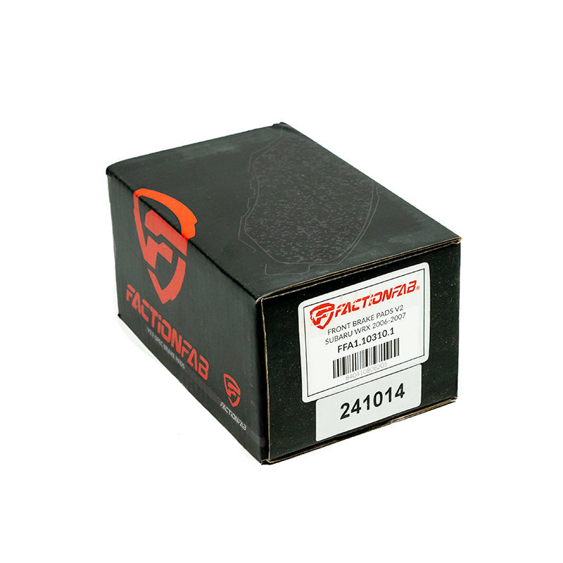 FactionFab V2 Front Brake Pads - 2006-2007 Subaru WRX
