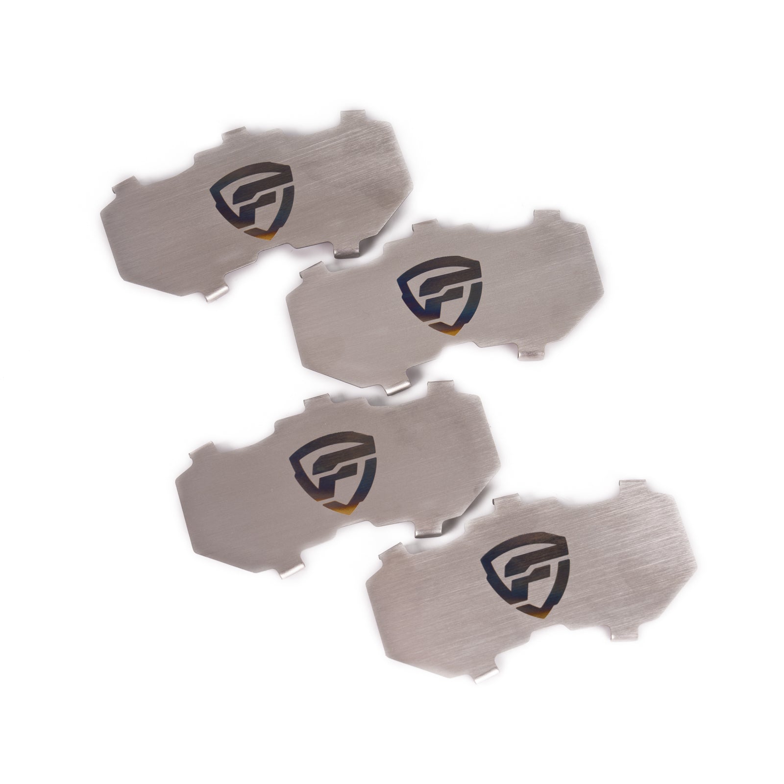 FactionFab Titanium Front Brake Shim Set - 2011-2014 Subaru WRX, 2013-2020 BRZ 86 / 2022+ BRZ GR86