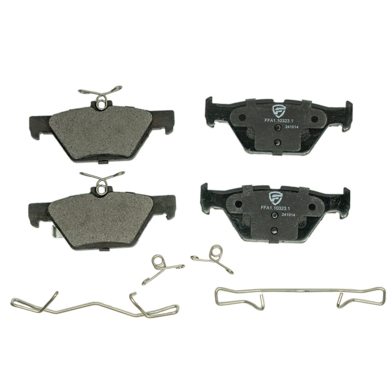 FactionFab V2 Rear Brake Pads -  2015-2021 WRX CVT / 2022+ Subaru WRX CVT