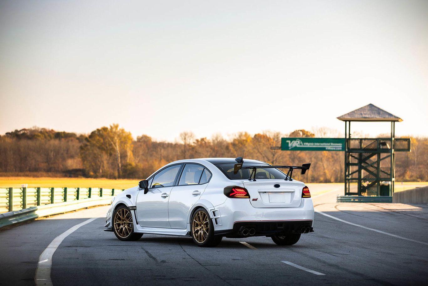OLM Y-Spec LED Taillights (Clear Lens  White Optic) - 2015-2021 WRX / STI