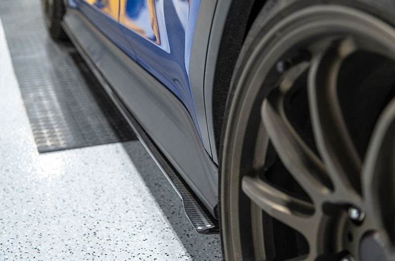 OLM S Style Carbon Fiber Side Skirts - 2022+ WRX