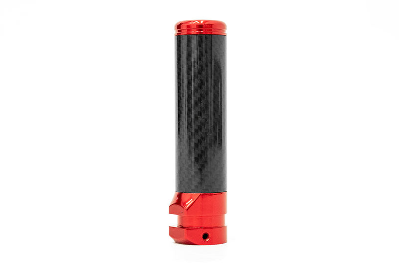 OLM Signature Series Ebrake Handle (Black Carbon w/Red) - 2015-2021 WRX & STI / 2013-2022 FR-S / BRZ / 86 / 2014-2018 Forester / 2013+ *Crosstrek