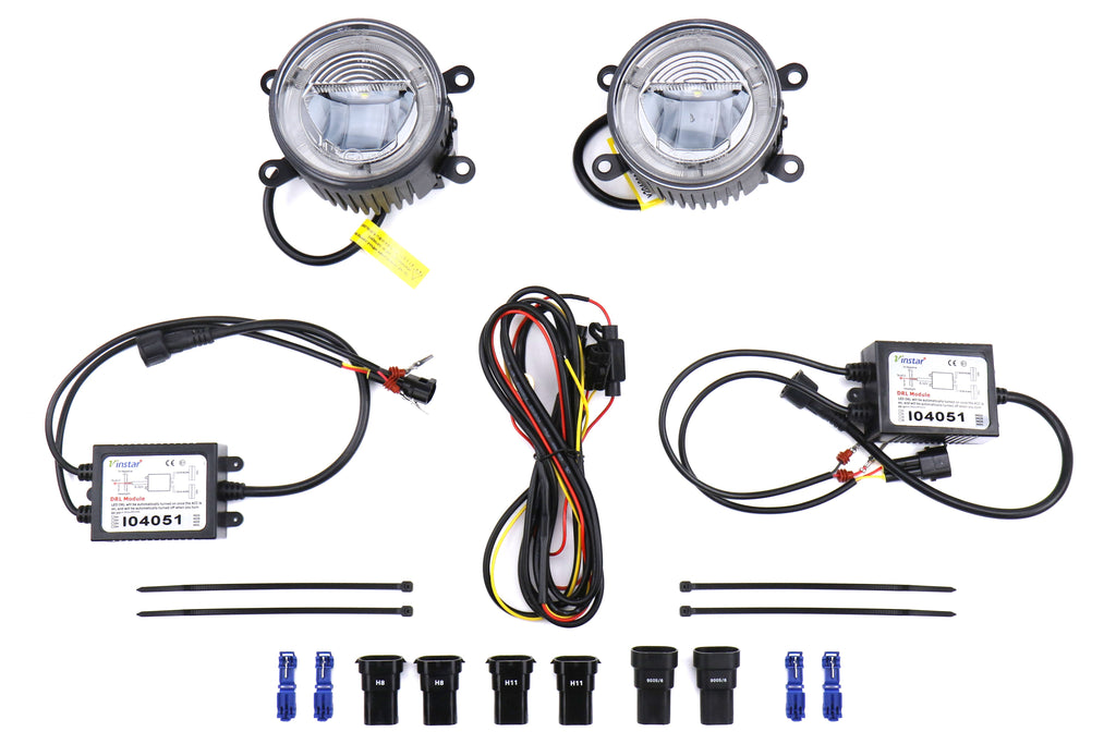 OLM LED / Halo DRL Fog Light Housings - 2015+ WRX / 2015+ STI / 2013+ FT86 / 2014+ Forester