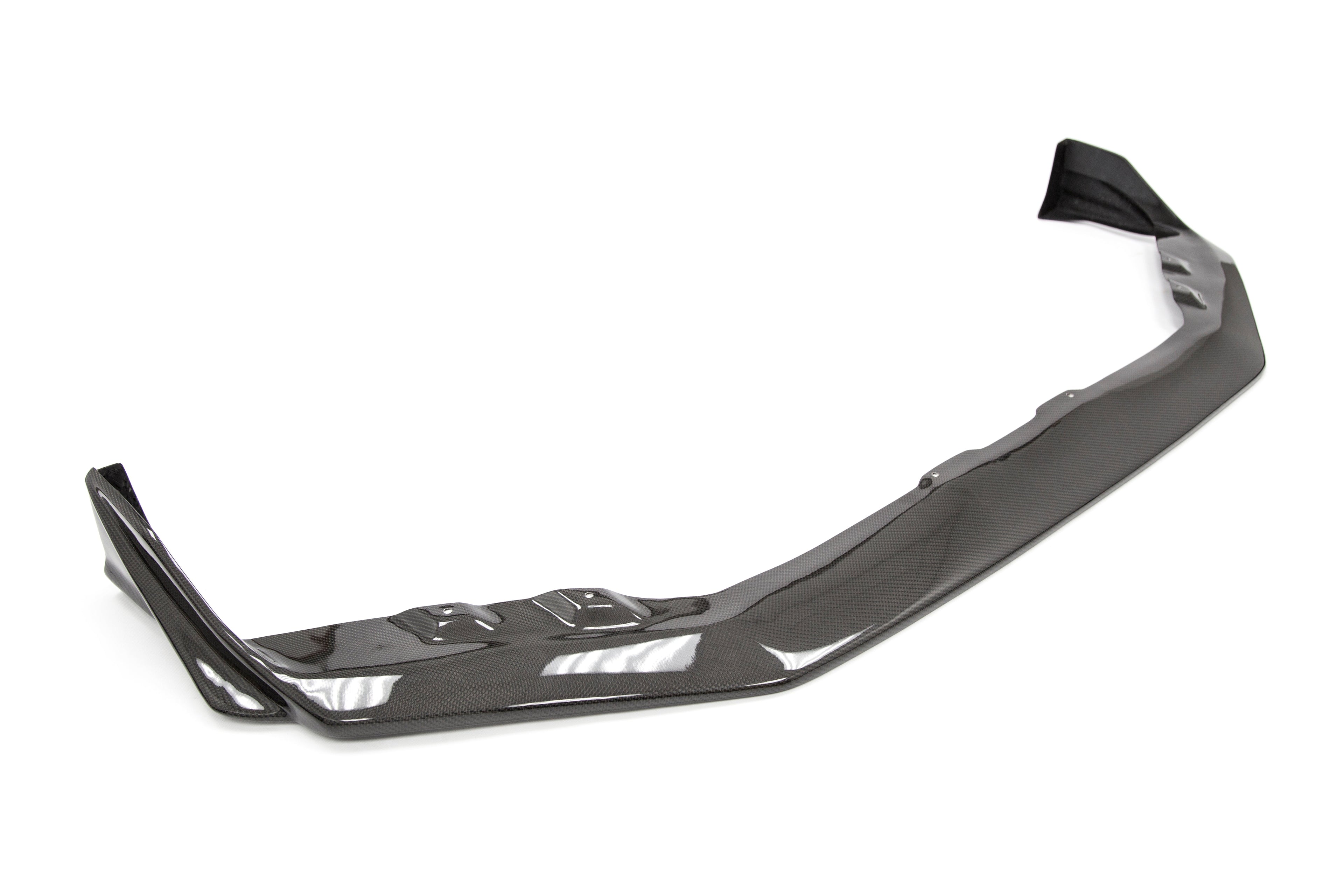OLM S208 Style Carbon Fiber Front Bumper Lip - 2015-2017 WRX / STI