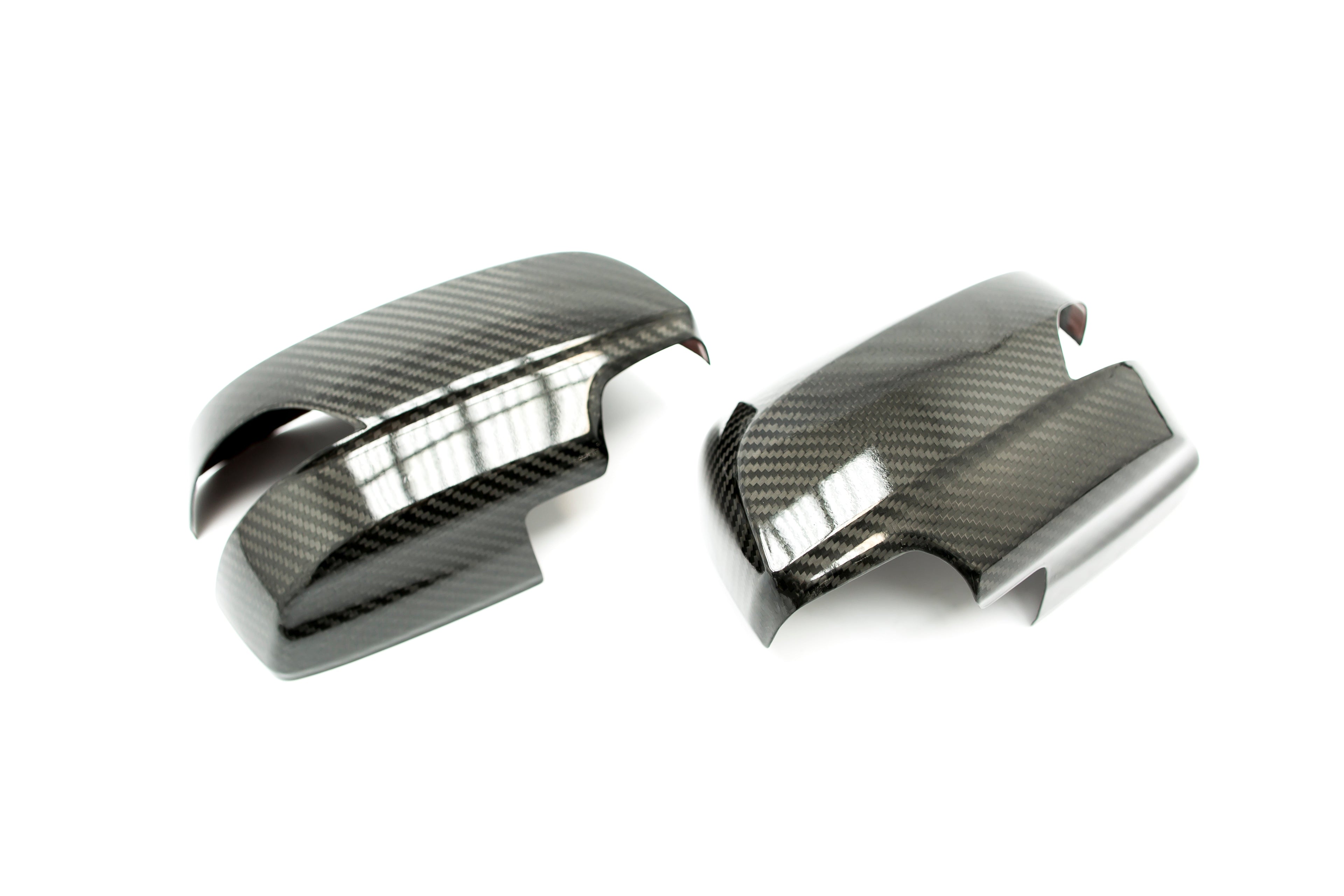 OLM LE Dry Carbon Fiber Full Mirror Covers (With Turn Signal Hole) - 2015-2021 Subaru WRX / STI