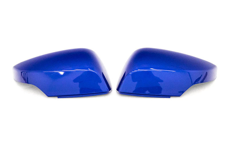 OLM OE Style Mirror Cover with Turn Signal Cutout - Dark Grey Metallic - 2015-2021 Subaru WRX / STI / 2015-2017 Crosstrek