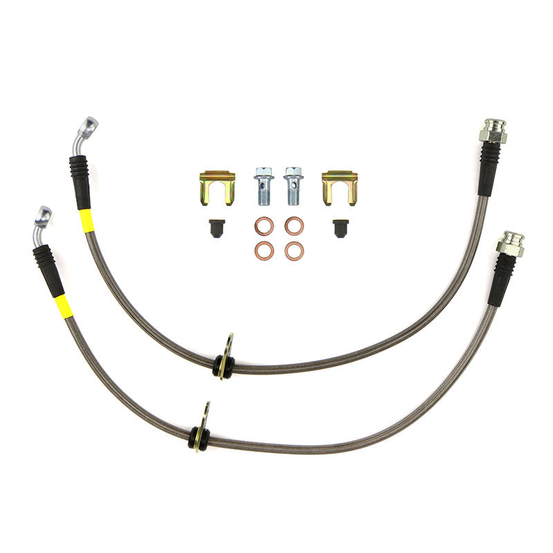 FactionFab Rear Stainless Steel Brake Lines Subaru WRX 2008-2021