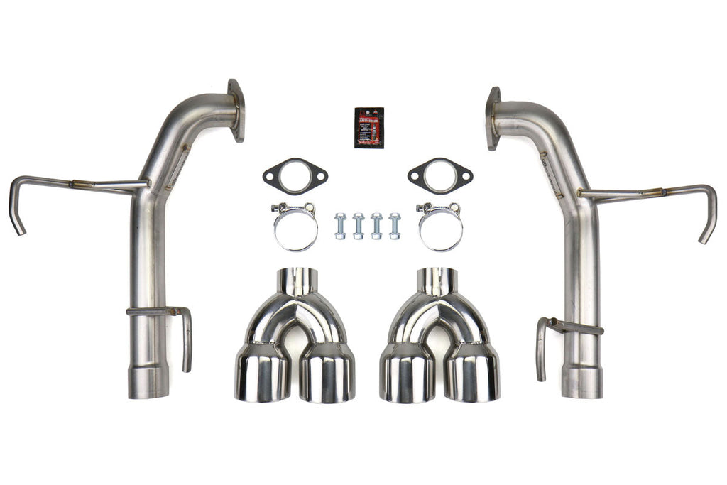 FactionFab Axle Back Exhaust Polished Tip WRX / STI 2011-2014 Sedan