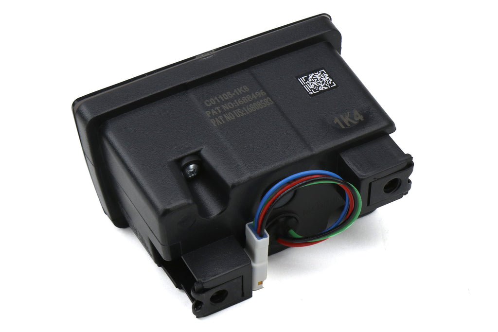 OLM F1 NB+R V2 (Smoke Lens, Gloss Black Base, Red Bar) - 2015-2020 WRX / STI