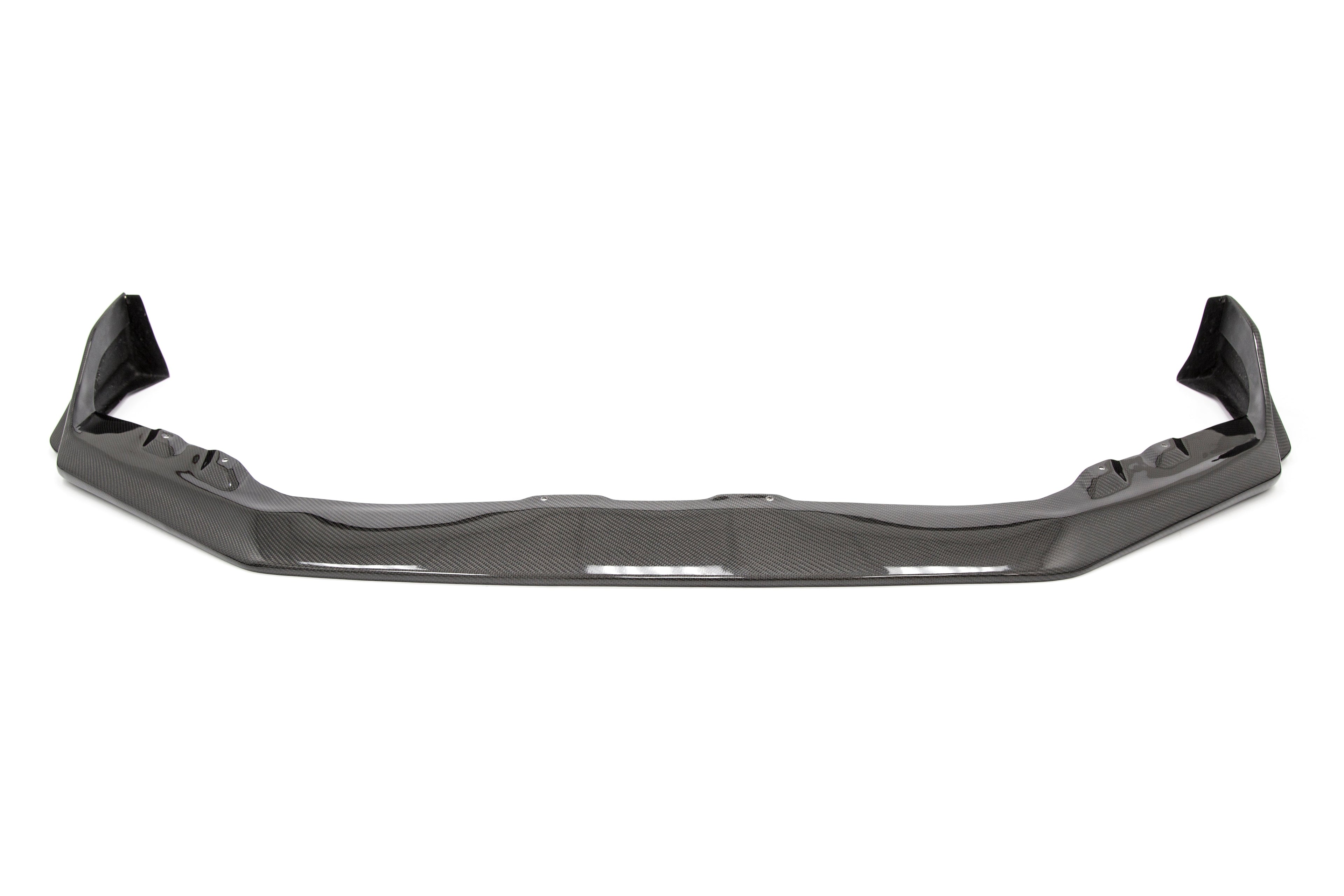 OLM S208 Style Carbon Fiber Front Bumper Lip - 2015-2017 WRX / STI