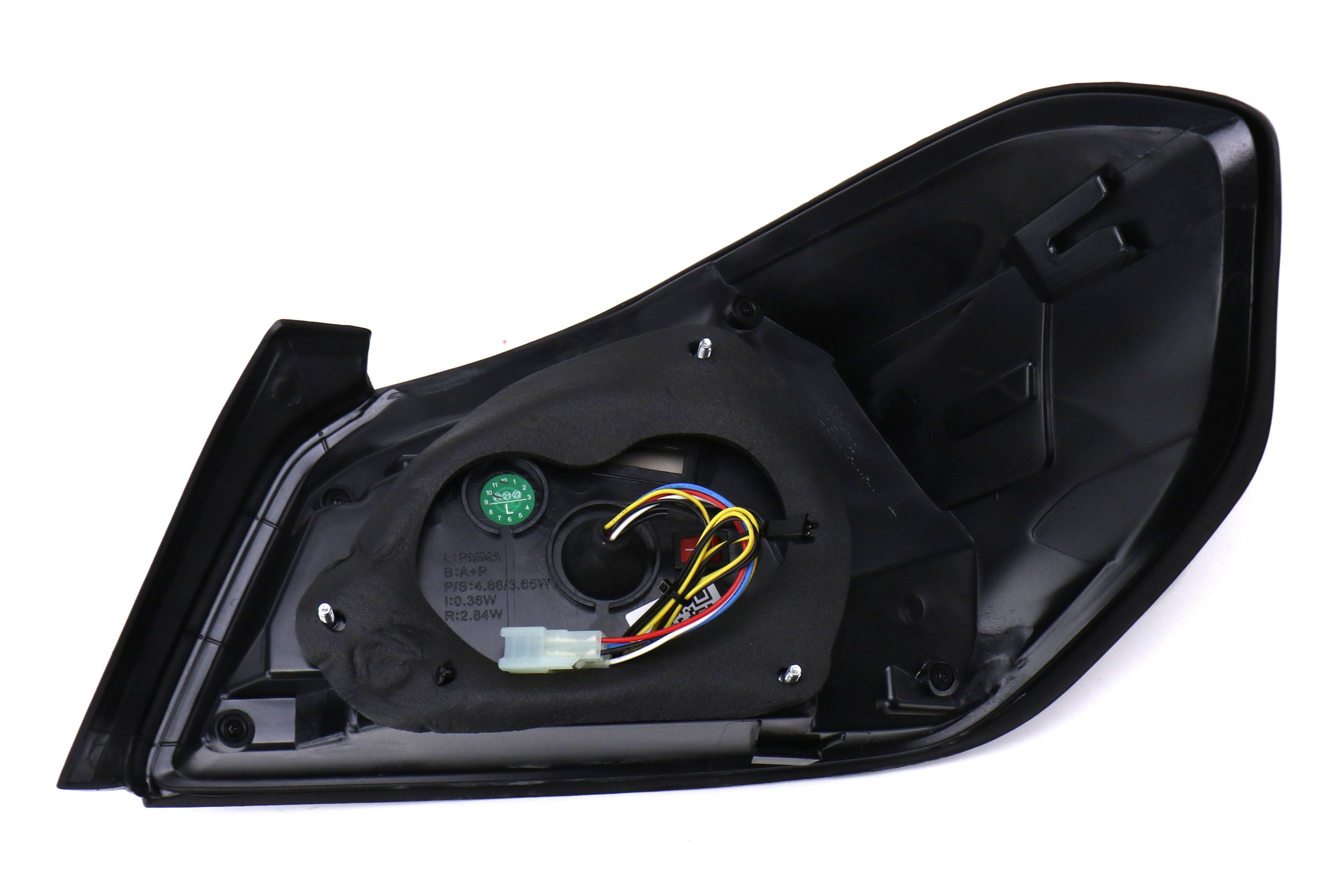 OLM Evolution Tail Lights (Smoked Lens, Black Base, Red Bar) - 2015-2021 WRX / STI