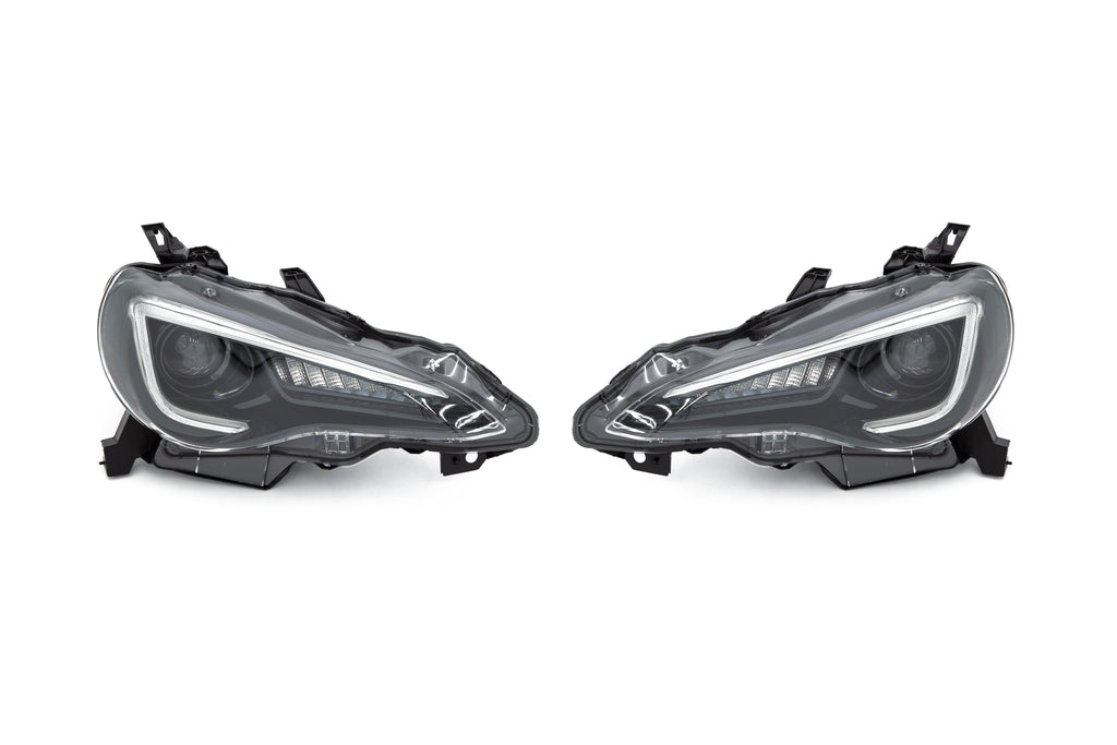 OLM Sequential Style Headlights w/ 6000k HID - 13+ FT86 / BRZ